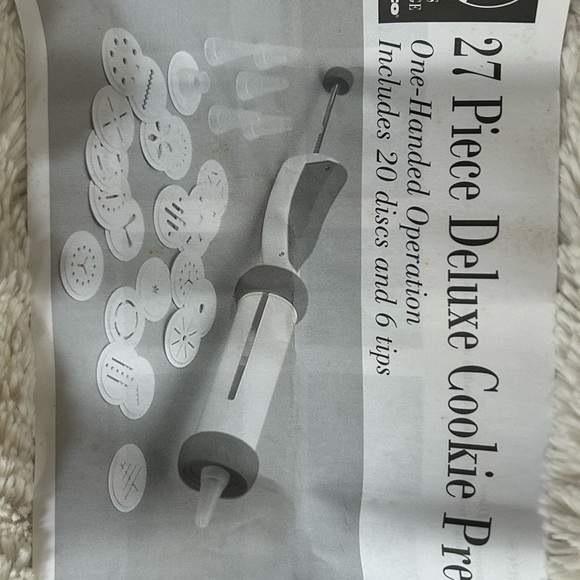 Deluxe Cookie Press - White - Picture 5 of 6